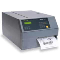 Honeywell PX6i Industrial Label Printer right facing with paper large version
