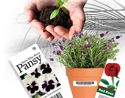 Horticulture application label landing page