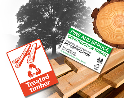 Lumber application label landing page