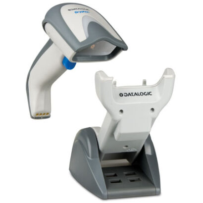 Datalogic Gryphon I GM4100 Linear Imager Barcode Scanner white facing right