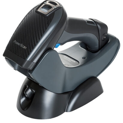 Datalogic PowerScan PD9500 Retail Area Barcode Scanner Black In Cradle