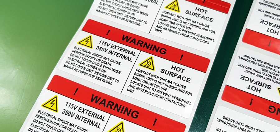 Energy Rating Warning Labels